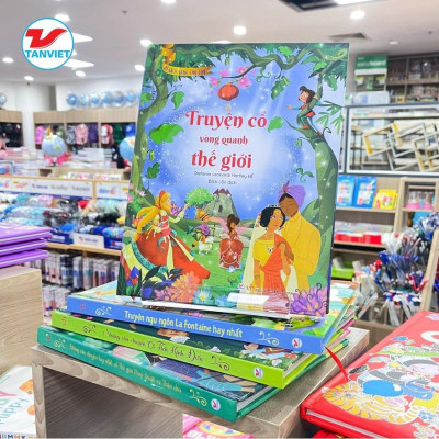 Sách - Tủ Sách Vàng Cho Con - Truyện Cổ Vòng Quanh Thế Giới - Tân Việt Books