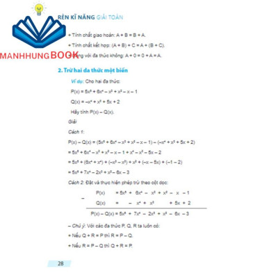 Sách: Rèn Kĩ Năng Giải Toán Lớp 7 - Tập 2