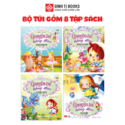 Sách - Bộ túi: Chuyện kể hằng đêm (8 tập) Đinh Tị Books