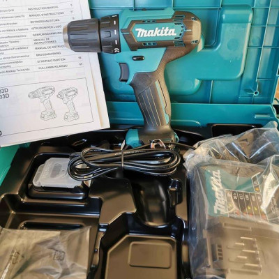 MÁY KHOAN VẶN VÍT DÙNG PIN 12V 170 W MAKITA DF333DSAE (01 SẠC NHANH 02 PIN 2.0 AH) - HÀNG CHÍNH HÃNG