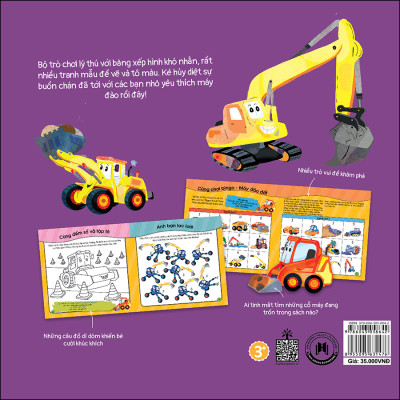 Puzzle Activity - Digger: Đố Vui Với Máy Đào Đất (Song Ngữ Anh - Việt)