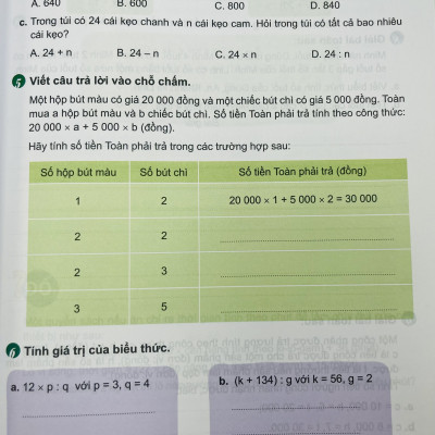 Sách - Bài tập phát triển năng lực Toán lớp 4 tập 1+2 (HEID)