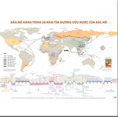 BẢN ĐỒ HÀNH TRÌNH 30 NĂM TÌM ĐƯỜNG CỨU NƯỚC CỦA BÁC HỒ (Phiên Bản 2025)
