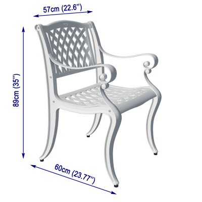 Ghế Nhôm Đúc AC-01-W