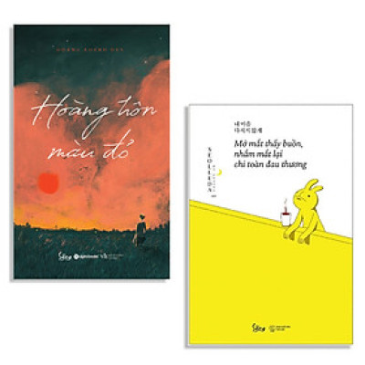 Combo Sách : Hoàng Hôn Màu Đỏ + Mở Mắt Thấy Buồn, Nhắm Mắt Lại Chỉ Toàn Đau Thương