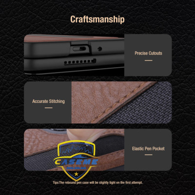 Bao Da Nillkin Aoge Leather Case Dành Cho Samsung Galaxy Z Fold7 – Sang Trọng, Siêu Bền, Bảo Vệ Toàn Diện - Hàng Chính Hãng