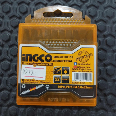 BỘ MŨI BẮT VÍT 2 ĐẦU BAKE VÀ DẸP 10 CHI TIẾT INGCO - HÀNG CHÍNH HÃNG