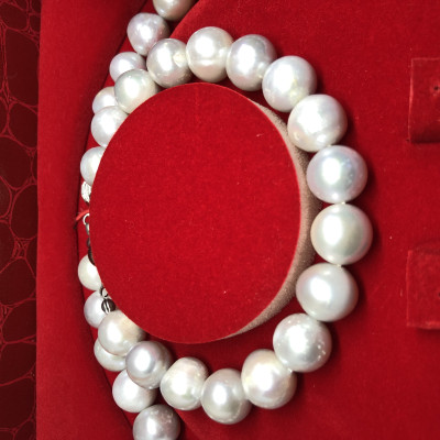 Bộ Vòng Cổ - Vòng Tay Ngọc Trai Xám Cao Cấp - BNTX008