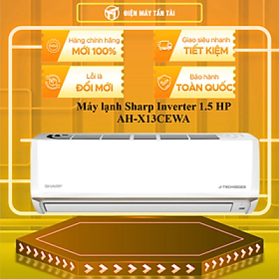 Máy lạnh Sharp Inverter 1.5 HP AH-X13CEWA - HÀNG CHÍNH HÃNG - CHỈ GIAO HCM