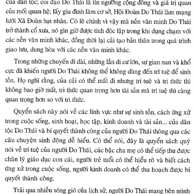 Cánh Cửa Trí Tuệ Của Người Do Thái (Tái Bản)
