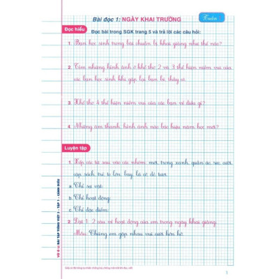 Sách - Vở Ô Li Bài Tập Tiếng Việt Lớp 3 - Tập 1 - Bám Sát SGK Cánh Diều - Hồng Ân