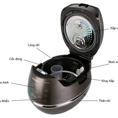 Nồi Cơm Áp Suất Điện Tử Cuckoo CRP-CHSS1009 - 1.8L - Hàng Chính Hãng