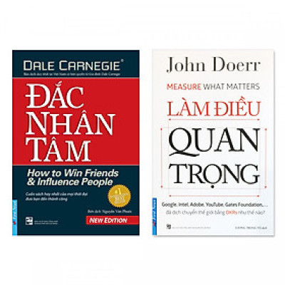 Combo 2 cuốn: Đắc Nhân Tâm,  Làm Điều Quan Trọng