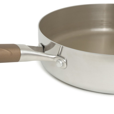 Chảo Inox 3 lớp liền khối chống dính Kalpen Nano Titanium Dauer chuản Đức - Hàng chính hãng