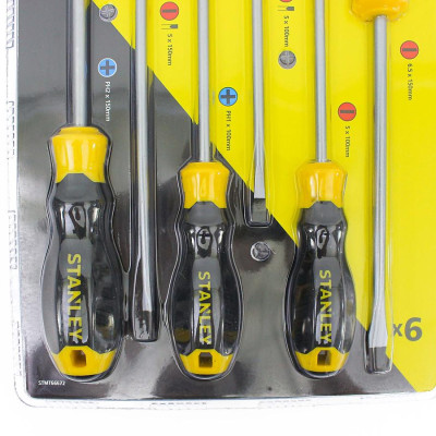 BỘ 6 CÂY TUỐC NƠ VÍT DẸP VÀ BAKE STANLEY STMT66672 - HÀNG CHÍNH HÃNG