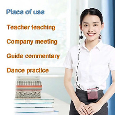 Máy Trợ Giảng Mic Trợ Giảng Cho Giáo Viên Và Hướng Dẫn Viên Du Lịch Loa Trợ Giảng Tiện Lợi Cao Cấp MÀU HỒNG – Hàng Nhập Khẩu