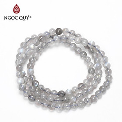 Vòng 3 line đá xà xừ ánh xanh AAA mệnh thủy, kim - Ngọc Quý Gemstones