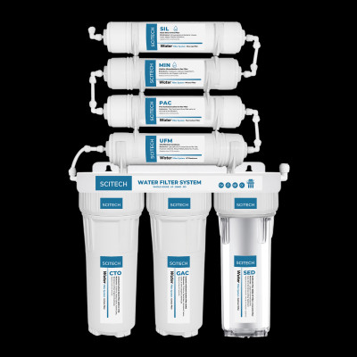 Máy lọc nước UF 7 cấp lọc by Scitech (Không dùng điện, không nước thải) - Hàng chính hãng