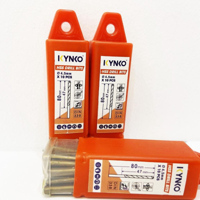 MŨI KHOAN INOX KYNKO HSS-M2-045 đường kính phi 4.5mm