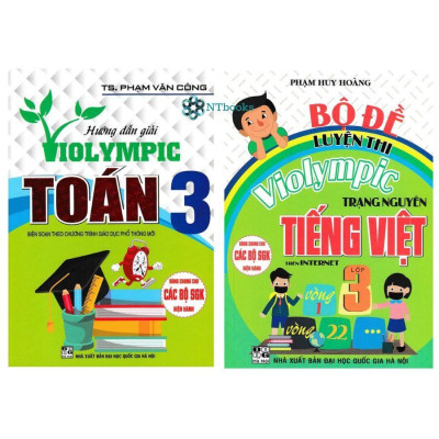 Sách - Combo Hướng dẫn giải Violympic Toán 3 + Tiếng Anh 3 + Bộ đề luyện thi Violympic Tiếng Việt 3 (bộ 3 cuốn) HA