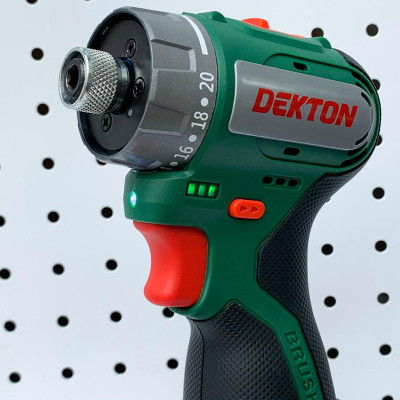 MÁY SIẾT VÍT CÓ CẤP TRƯỢC MINI D16 DÙNG PIN 16.8V (Chỉ gồm thân máy) DEKTON D16-CV45BL - HÀNG CHÍNH HÃNG