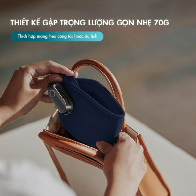 Máy massage mắt nóng và lạnh công nghệ 3Dsuit và VibWave Philips PPM3101E - Hàng Nhập Khẩu