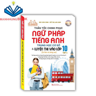 Sách - Combo 3c Bộ đề luyện thi môn tiếng anh & Thần tốc chinh phục ngữ pháp tiếng anh thcs