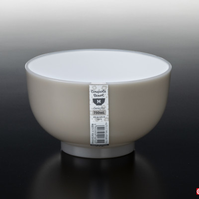 Tô nhựa tròn Coupole Bowl size M 750ml - Hàng Nội Địa Nhật Bản
