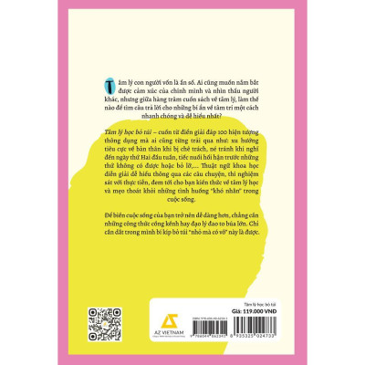 Sách - Tâm Lý Học Bỏ Túi - AZ Việt Nam