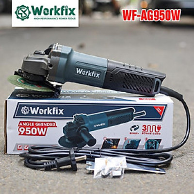 Máy Mài Góc Công Tắc Đuôi 100mm Workfix 950W - WF-AG950W - Lõi Đồng Chuyên Dùng Cho Gia Đình Và Công Trình  Máy mài thẳng Angle Grinders