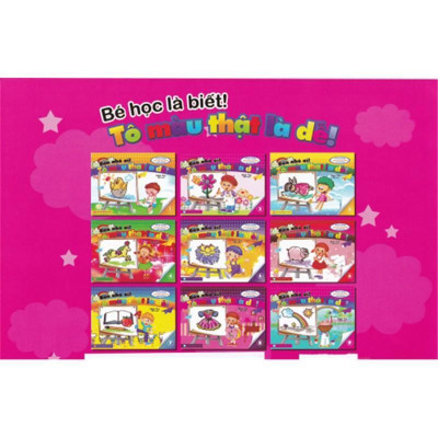 Sách - Bạn Nhỏ Ơi, Tô Màu Thật Là Dễ - Tập 3 - Tân Việt Books