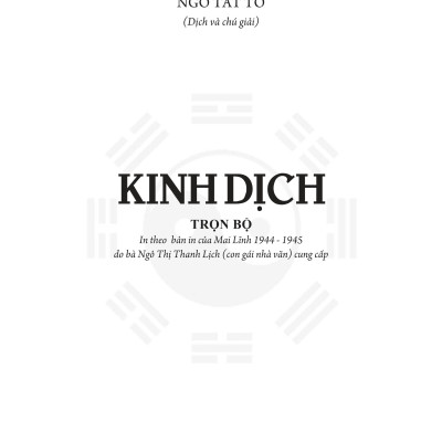 Kinh Dịch Trọn Bộ (Bìa Cứng)
