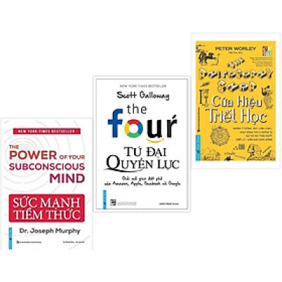 Combo Sức Mạnh Tiềm Thức + Tứ Đại Quyền Lực + Cửa Hiệu Triết Học - Bản Quyền