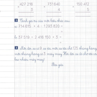 Sách - Vở Ô Li Bài Tập Toán 4 - Quyển 2