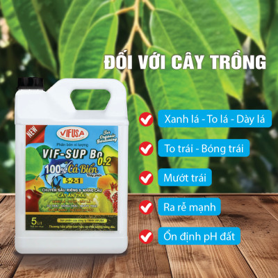 VIF-SUP Bo 0.2 - Phân bón đạm cá can 5L