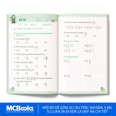 Sách - 50 Đề Tăng Điểm Nhanh Toán Lớp 5