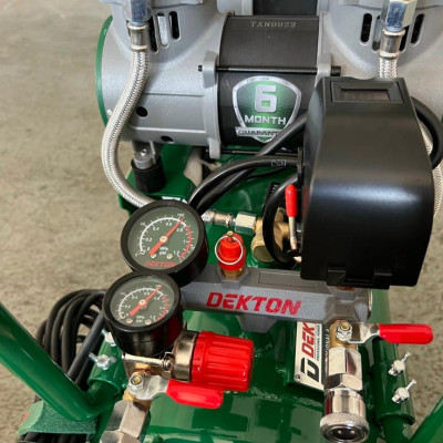 MÁY NÉN KHÍ KHÔNG DẦU 1250Wx2, 3,0HP 45L DEKTON DK-AC2945PLUS - HÀNG CHÍNH HÃNG