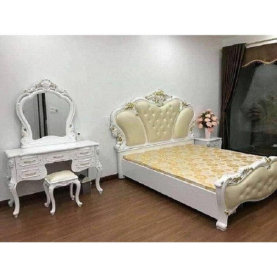 combo bộ giường tủ tân cổ điển 04
