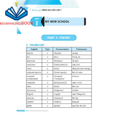 Sách - GLOBALL SUCESS Em học giỏi tiếng Anh lớp 6-tập 1 (có đáp án)