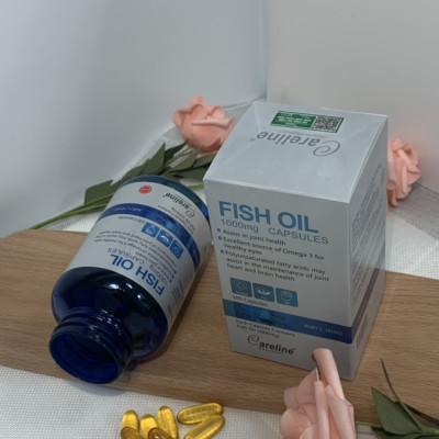 Viên uống dầu cá hồi Omega 3 Salmon Fish Oil Careline