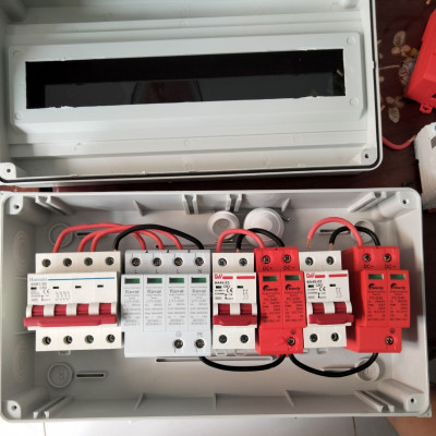 Combo tủ điện 2 tring, 4 string ngoài trời hệ 3 pha chuyên dụng cho điện mặt trời