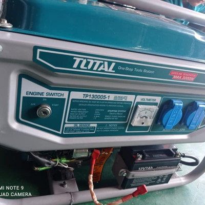 MÁY PHÁT ĐIỆN XĂNG 3KW (4 THÌ - OHV) TOTAL TP130005-1 - HÀNG CHÍNH HÃNG