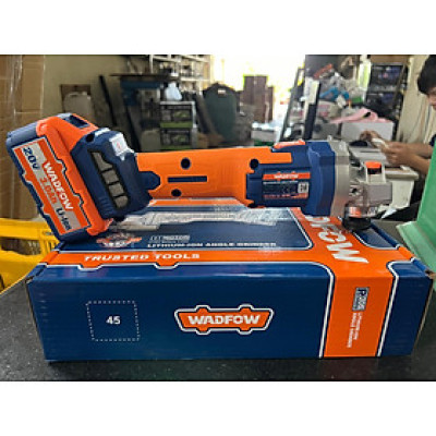 MÁY MÀI GÓC DÙNG PIN 20V (KHÔNG CHỔI THAN) WLAPM11 WADFOW (KÈM 1 PIN 3 AH & SẠC) - HÀNG CHÍNH HÃNG