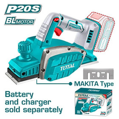 THÂN MÁY BÀO GỖ PIN 20V LƯỠI 82X2MM TRLI20401 TOTAL - HÀNG CHÍNH HÃNG