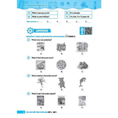 Sách - Global Success - Bài Tập Cuối Tuần Tiếng Anh Lớp 5 - Có Đáp Án - Tập 1 - Minh Thắng