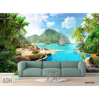 Tranh dán tường phong cảnh