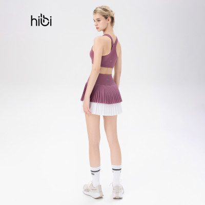 Váy Tập Pickleball Hibi Sports SK003, Kiểu Xếp Ly 2 Tầng, Chất Vải Cao Cấp