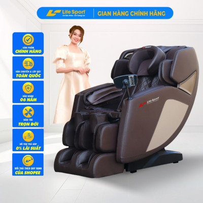 Ghế Massage Giá Rẻ Lifesport LS-169, Ghế Massage Chân Cải Tiến, Nhiệt Hồng Ngoại Xoa Dịu Mọi Cơn Đau