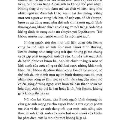 Keanu Reeves - Ma Trận Cuộc Đời (Bí Ẩn Đằng Sau Người Đàn Ông Tử Tế Nhất Hành Tinh) _FN