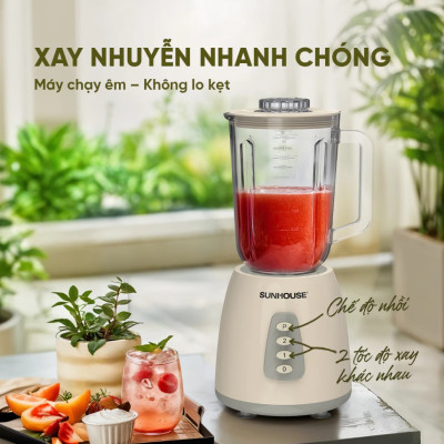 Máy xay sinh tố đa năng SHD5331, Dung tích 1.5L - 2 cối đa năng - Xay sinh tố, Xay thịt - Công suất 350W - Hàng chính hãng